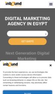 How inboundfactor.com looks like on a mobile device such as an iPhone.