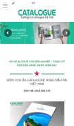 How incatalogue.net.vn looks like on a mobile device such as an iPhone.