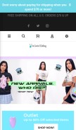 How incontrolclothing.com looks like on a mobile device such as an iPhone.