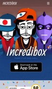 How incredibox.com looks like on a mobile device such as an iPhone.