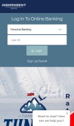 How independentbank.com looks like on a mobile device such as an iPhone.