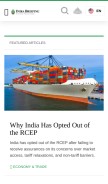 How india-briefing.com looks like on a mobile device such as an iPhone.