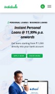 How indiabulls.com looks like on a mobile device such as an iPhone.
