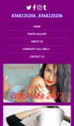 How indiacallgirlservice.in looks like on a mobile device such as an iPhone.