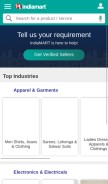 How indiamart.com looks like on a mobile device such as an iPhone.