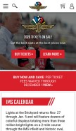 How indianapolismotorspeedway.com looks like on a mobile device such as an iPhone.