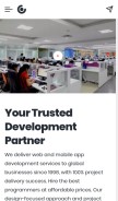 How indianic.com looks like on a mobile device such as an iPhone.