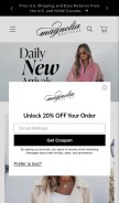 How indiefashionboutique.com looks like on a mobile device such as an iPhone.