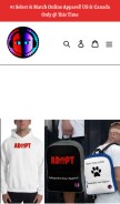 How indiezoneapparel.net looks like on a mobile device such as an iPhone.