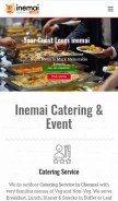 How inemai.com looks like on a mobile device such as an iPhone.