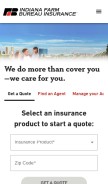 How infarmbureau.com looks like on a mobile device such as an iPhone.