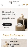 How infinityfj.com looks like on a mobile device such as an iPhone.