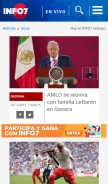 How info7.mx looks like on a mobile device such as an iPhone.