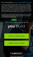 How infoarmor.com looks like on a mobile device such as an iPhone.