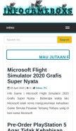 How infogameboxs.com looks like on a mobile device such as an iPhone.