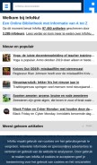 How infonu.nl looks like on a mobile device such as an iPhone.