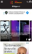 How infotechnology.com looks like on a mobile device such as an iPhone.