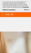 How ingdirect.fr looks like on a mobile device such as an iPhone.