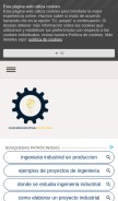 How ingenieriaindustrialonline.com looks like on a mobile device such as an iPhone.