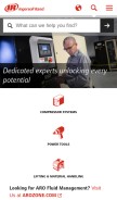 How ingersollrandproducts.com looks like on a mobile device such as an iPhone.