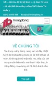 How inhongdang.com.vn looks like on a mobile device such as an iPhone.