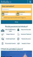 How initalia.it looks like on a mobile device such as an iPhone.