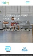 How inkling.com looks like on a mobile device such as an iPhone.