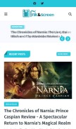 How inknscreen.com looks like on a mobile device such as an iPhone.