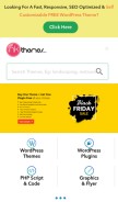 How inkthemes.com looks like on a mobile device such as an iPhone.