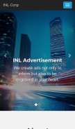 How inlcorp.com looks like on a mobile device such as an iPhone.