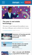 How inman.com looks like on a mobile device such as an iPhone.