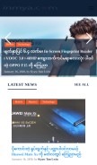 How inmya.com looks like on a mobile device such as an iPhone.