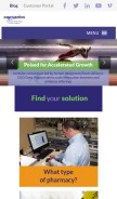 How innovat.com looks like on a mobile device such as an iPhone.