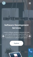 How innowidetechnologies.com looks like on a mobile device such as an iPhone.