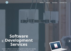 How innowidetechnologies.com looks like on a tablet such as an iPad.