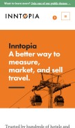 How inntopia.com looks like on a mobile device such as an iPhone.