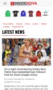How insidenova.com looks like on a mobile device such as an iPhone.