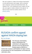 How insidethegames.biz looks like on a mobile device such as an iPhone.