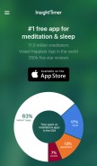 How insighttimer.com looks like on a mobile device such as an iPhone.