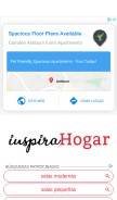 How inspirahogar.com looks like on a mobile device such as an iPhone.