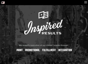 How inspirenw.com looks like on a tablet such as an iPad.