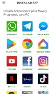 How instalarapp.com looks like on a mobile device such as an iPhone.