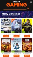 How instant-gaming.com looks like on a mobile device such as an iPhone.