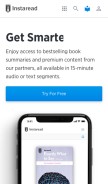 How instaread.co looks like on a mobile device such as an iPhone.
