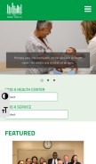 How institute.org looks like on a mobile device such as an iPhone.