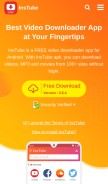 How instube.com looks like on a mobile device such as an iPhone.