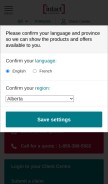 How intact.ca looks like on a mobile device such as an iPhone.