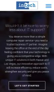 How intech-hawaii.com looks like on a mobile device such as an iPhone.