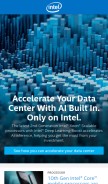 How intel.sg looks like on a mobile device such as an iPhone.