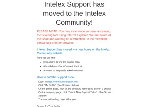 How intelex-exchange.com looks like on a tablet such as an iPad.